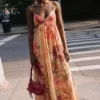 Printed Long Dress