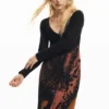Printed Long Dress
