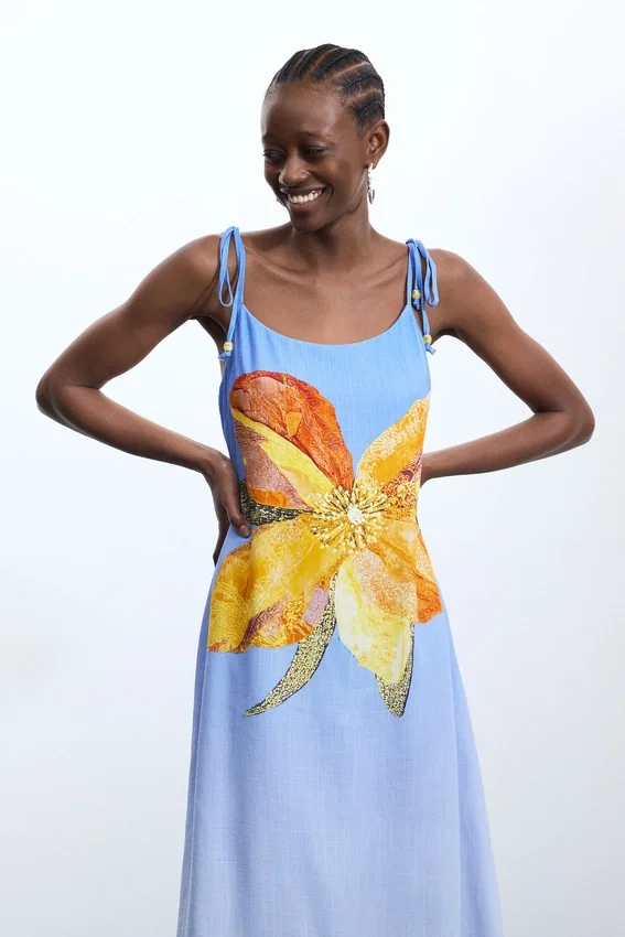 Printed Long Dress Printed Long Dress