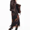 Printed Long Dress