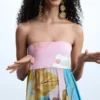 Printed Long Dress