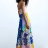 Printed Long Dress