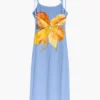 Printed Long Dress Printed Long Dress
