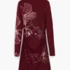 Long-Sleeved Knit Dress