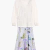 Printed Long-Sleeve Dress