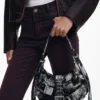 Printed Medium Bag with Buckles Printed Medium Bag with Buckles