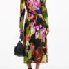 Printed Midi Dress M. Christian Lacroix