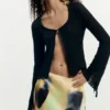 Printed Midi Skirt