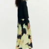 Printed Midi Skirt