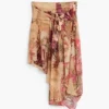 Printed Midi Skirt
