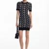 Printed Mini Dress M. Christian Lacroix