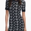 Printed Mini Dress M. Christian Lacroix