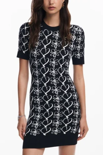 Printed Mini Dress M. Christian Lacroix