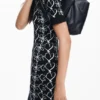 Printed Mini Dress M. Christian Lacroix