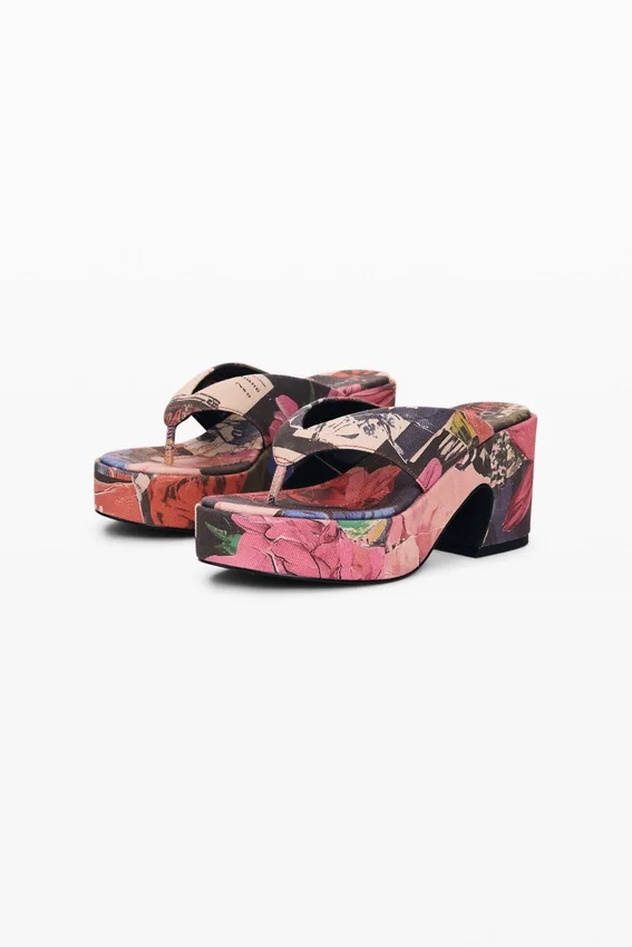 Printed Platform Sandal Printed Platform Sandal