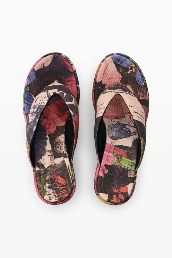 Printed Platform Sandal Printed Platform Sandal