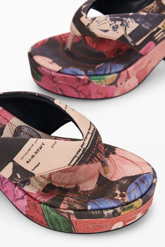 Printed Platform Sandal Printed Platform Sandal