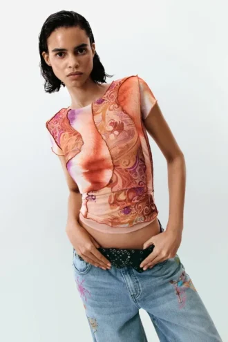 Printed Short Sleeve T-Shirt