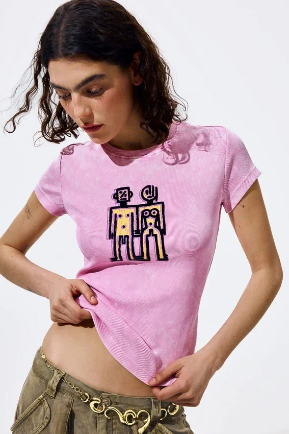 Printed Short Sleeve T-Shirt Printed Short Sleeve T-Shirt