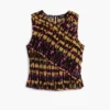 Printed Sleeveless Blouse Printed Sleeveless Blouse