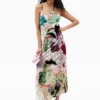 Printed Strappy Dress