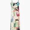 Printed Strappy Dress