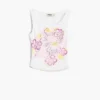 Printed Strappy T-Shirt