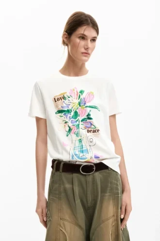 Printed T-Shirt Vase