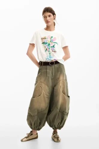 Printed T-Shirt Vase