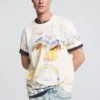 Printed T-Shirt with Drawings Printed T-Shirt with Drawings