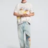 Printed T-Shirt with Drawings Printed T-Shirt with Drawings