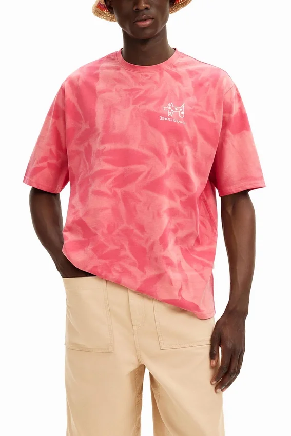Printed T-Shirt with Gradient Effect Printed T-Shirt with Gradient Effect