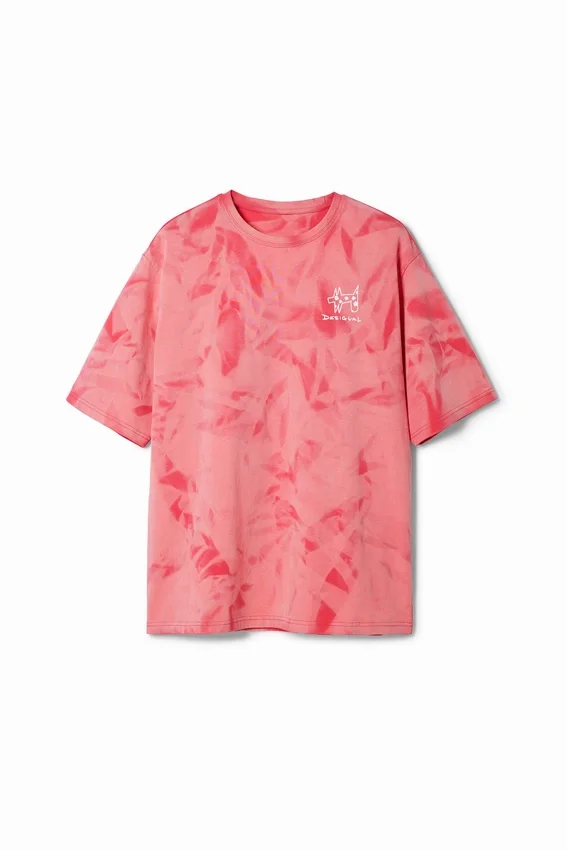 Printed T-Shirt with Gradient Effect Printed T-Shirt with Gradient Effect