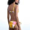 Printed Triangle Bikini Top