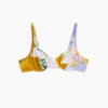 Printed Triangle Bikini Top