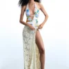 Printed Trikini Swimsuit Printed Trikini Swimsuit