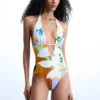 Printed Trikini Swimsuit Printed Trikini Swimsuit