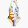 Printed Trikini Swimsuit Printed Trikini Swimsuit