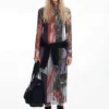 Printed Tulle Midi Dress Printed Tulle Midi Dress