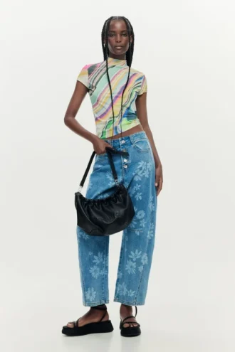 Printed Wavy T-Shirt