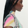 Printed Wavy T-Shirt Printed Wavy T-Shirt
