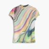 Printed Wavy T-Shirt Printed Wavy T-Shirt