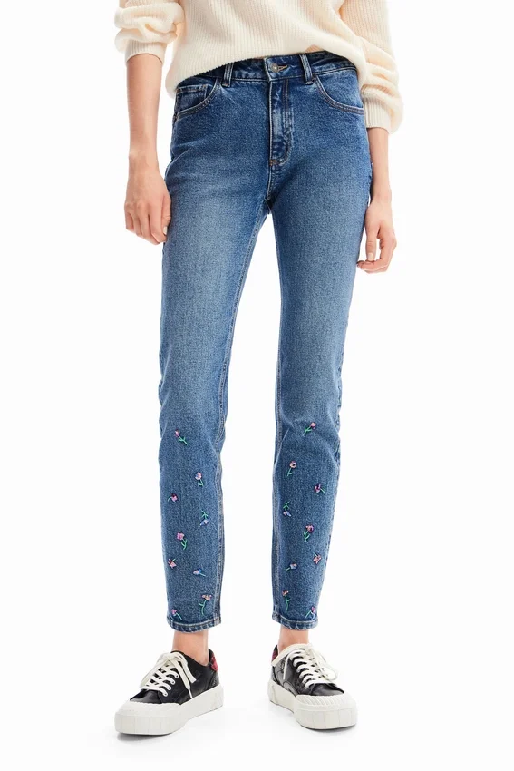 Push-Up Floral Skinny Jeans Push-Up Floral Skinny Jeans