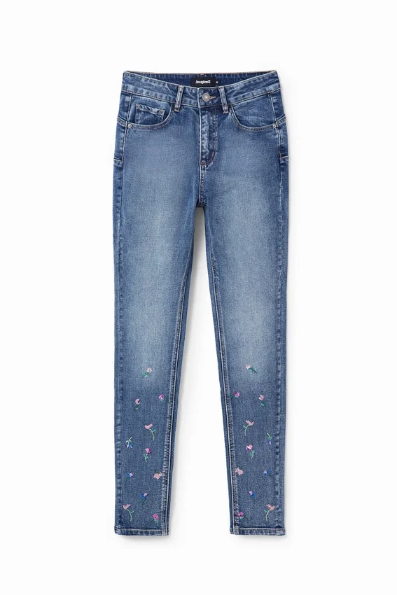 Push-Up Floral Skinny Jeans Push-Up Floral Skinny Jeans