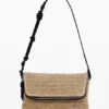 Raffia Crossbody Bag