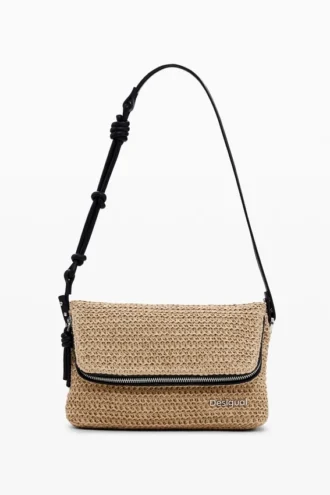 Raffia Crossbody Bag