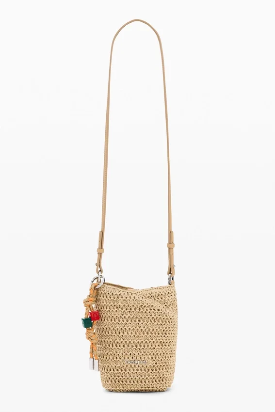 Raffia Mobile Phone Holder Charms Raffia Mobile Phone Holder Charms