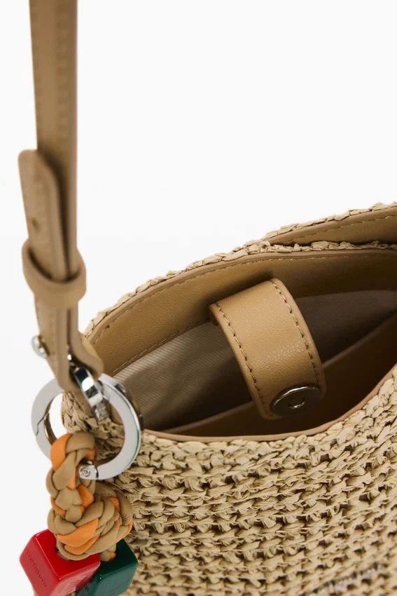 Raffia Mobile Phone Holder Charms Raffia Mobile Phone Holder Charms