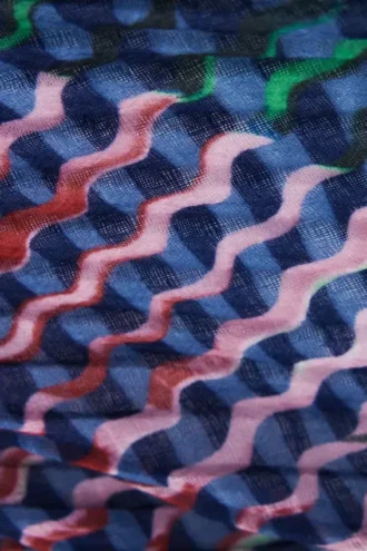Rectangular Bluestrip Scarf