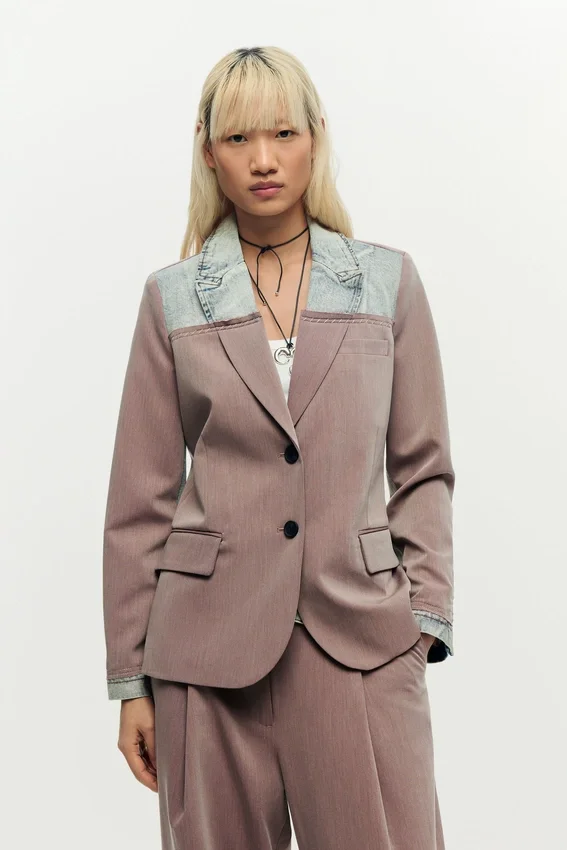 Recycled Blazer Coat Recycled Blazer Coat